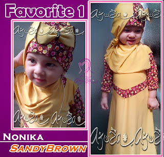 jilbando ajuza mode nonika warna sandybrown