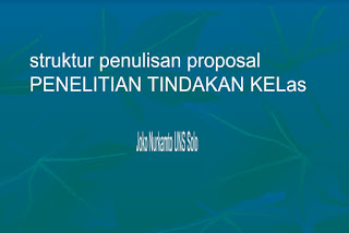 Struktur Penulisan Proposal