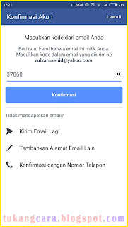 Buat Akun Facebook Baru Lewat HP