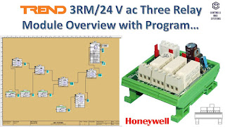 TREND 3RM 24 V ac Three Relay Module Overview with Program