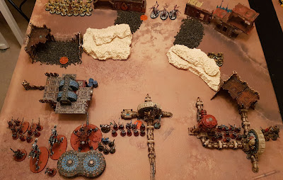 Warhammer 40k - 9th Edition - Chaos Daemons vs Adeptus Mechanicus - 1000pts - Eternal War - Incursion - Shifting Front Mission