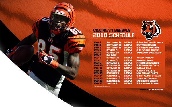 Bengals Schedule Wallpaper