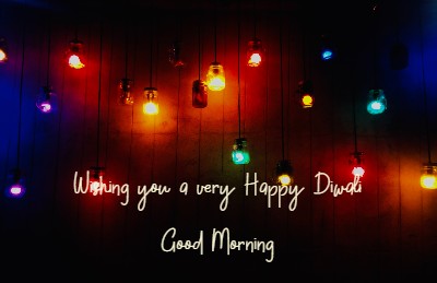 Good Morning and Happy Diwali Images