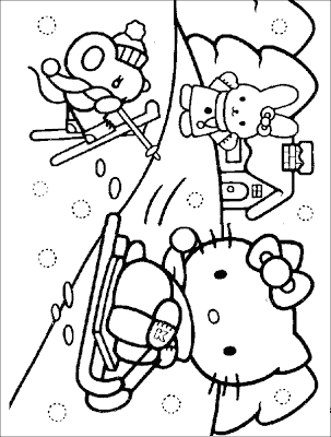 Hello Kitty Colouring In. Click on the Hello Kitty