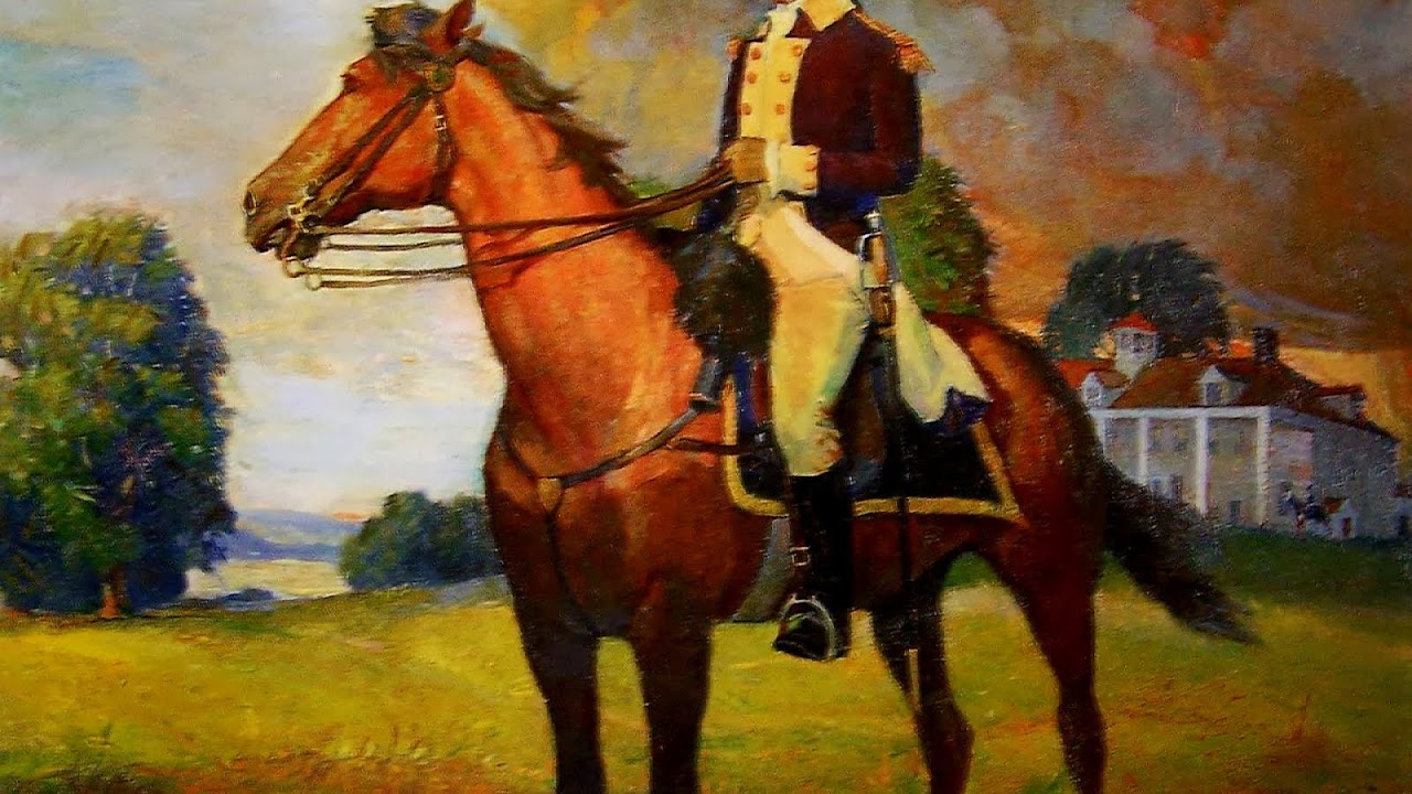 George Washington On A Horse