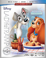 Lady and the Tramp Blu-ray and DVD Signature Collection