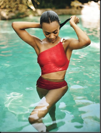 zoe saldana Wet Gallery