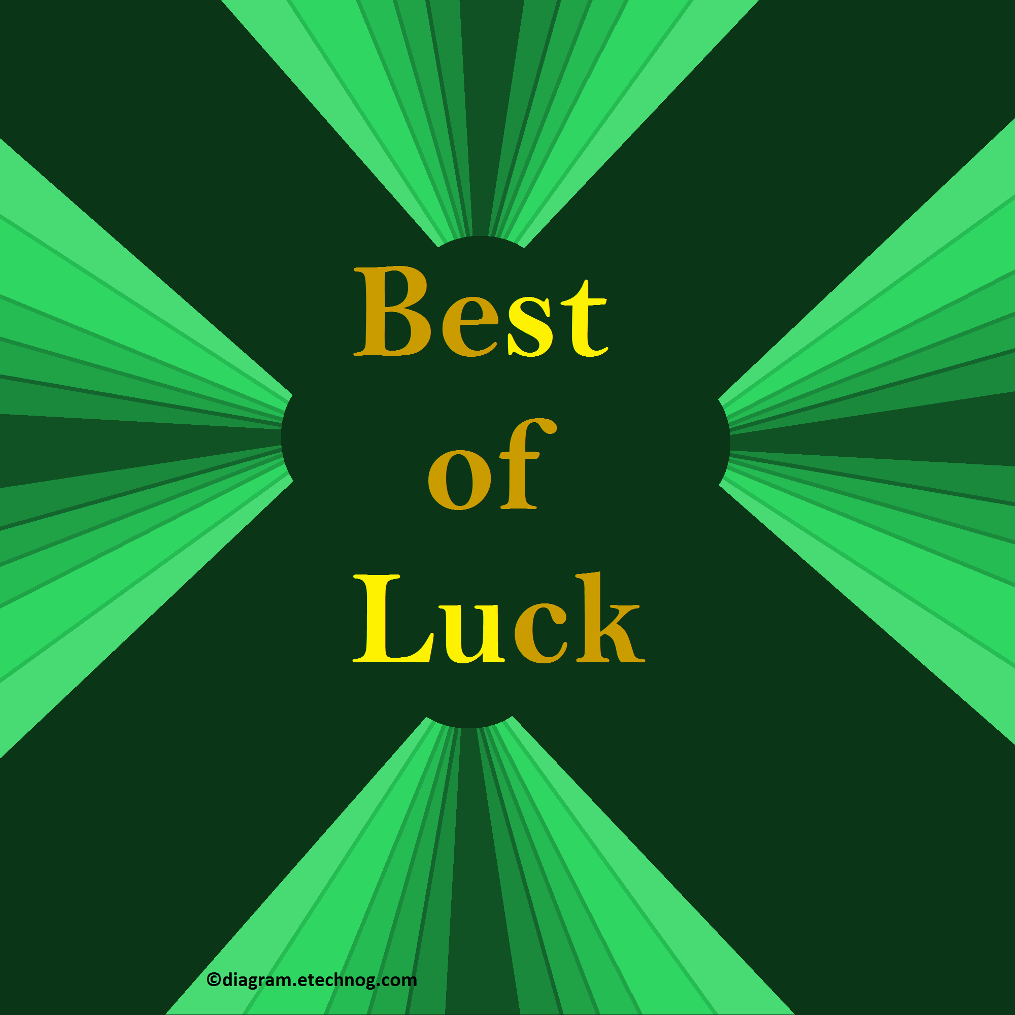 Best of Luck wish Image