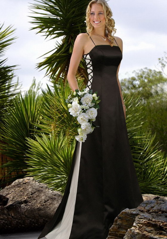 black wedding dresses