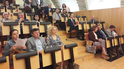 La concejala de Ciudadanos, Ruth Santín, acudió al Foro Nueva Comunicación en Ponferrada (León)