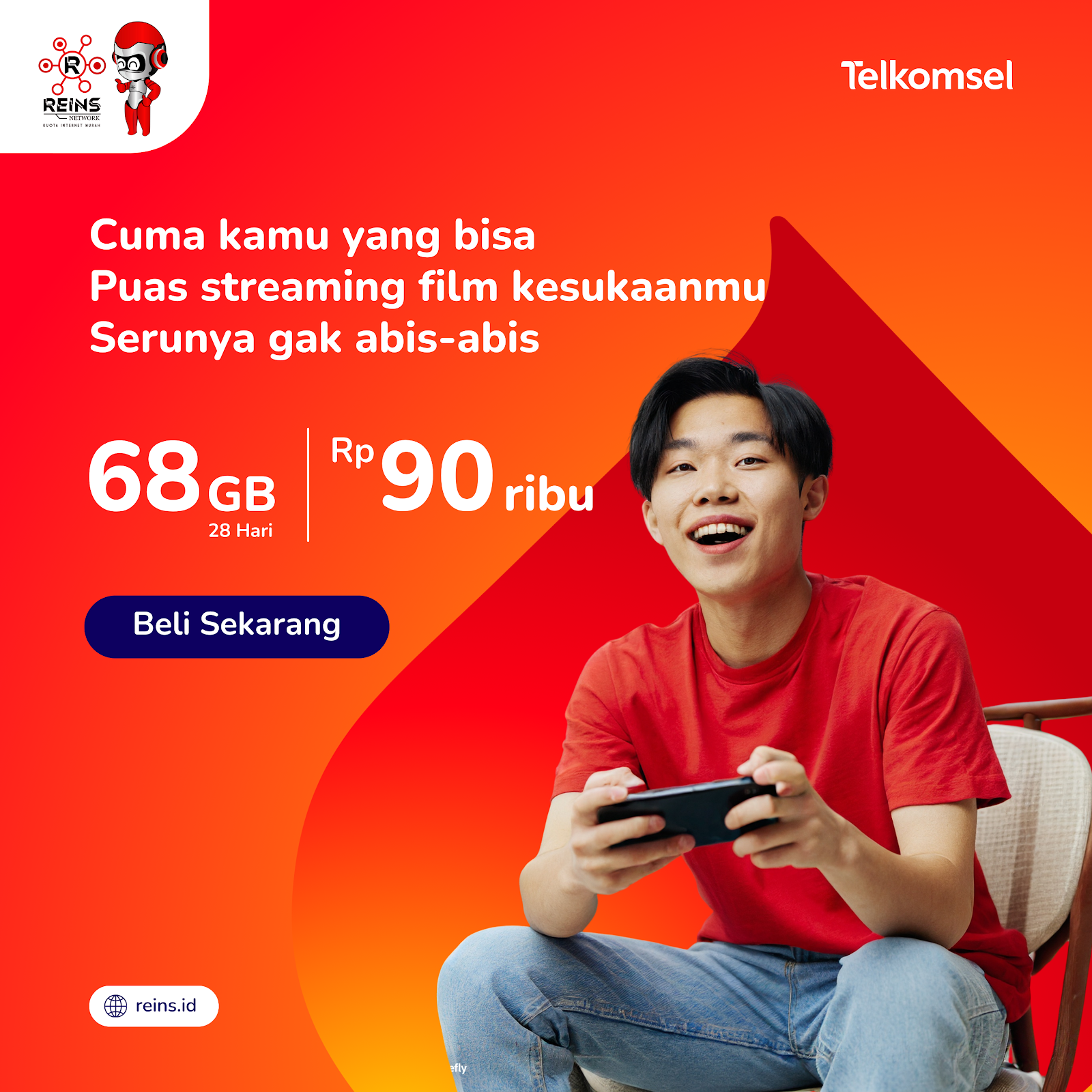 Kenyang Internetan 68GB Telkomsel