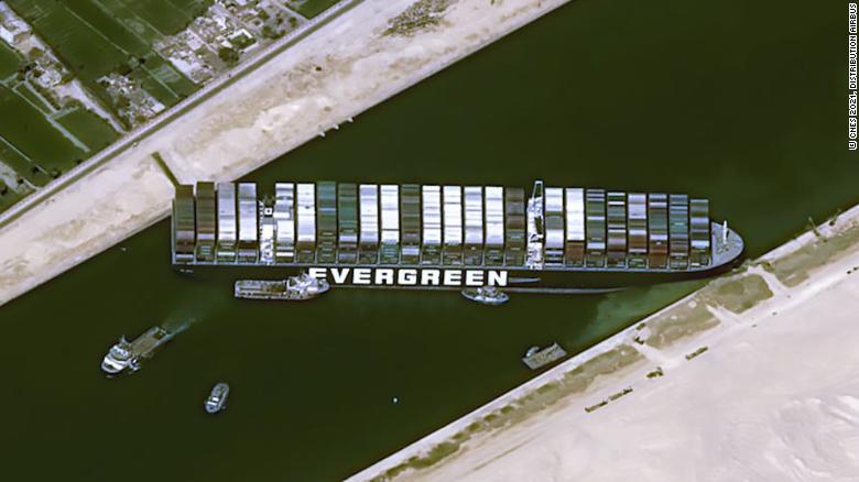 German radio ndr: a bad history of the ship Ever Given stranded in the Suez Canal .. it caused the suspension of navigation in the German port of Hamburg in 2019 .. and demands to prevent it from anchoring in European ports because of its technical problems in driving and navigation