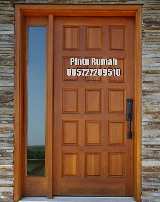 Model Daun Pintu Single - Contoh model pintu rumah terbaru 