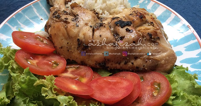Resepi Ayam Panggang Madu Black Pepper  Blog Sihatimerahjambu