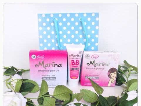 [Review] Marina Smooth and Glow BB Cream, Compact Powder, Two Way Cake