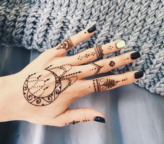  Contoh  Gambar  Motif Henna  di Jari Contoh  Gambar  Henna 