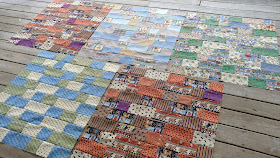 Charity baby quilts using Debbie Mumm fabric
