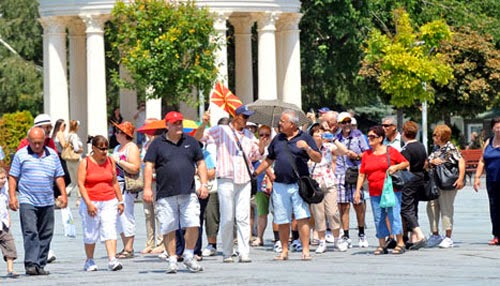 Increased number of tourists in Macedonia