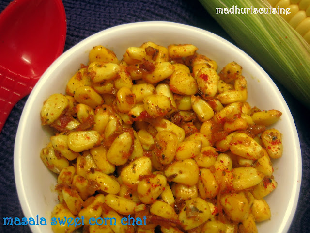 sweet corn chaat