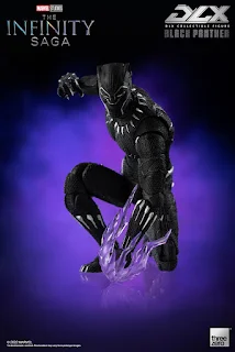 Action Figure DLX Black Panther [ Marvel Studios: Infinity Saga ],  Threezero