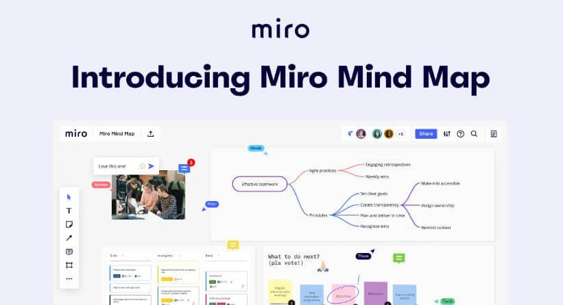 أفضل, برنامج, لإنشاء, الخرائط, الذهنية, Miro ,Mind ,Map