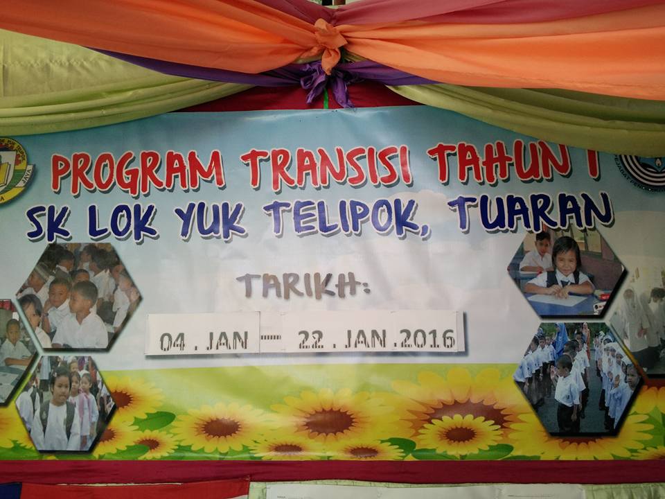 SEK KEB LOK YUK TELIPOK,TUARAN: PROGRAM TRANSISI TAHUN 1,2016