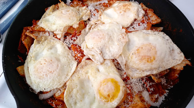 Fried Eggs Top These Easy Skillet Chilaquiles