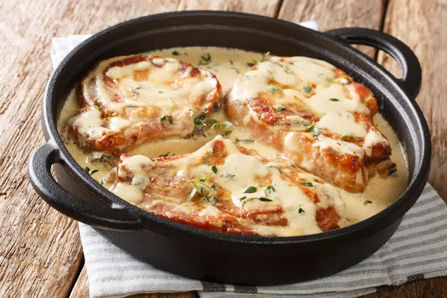 Côtelettes de Porc à la Sauce Ranch