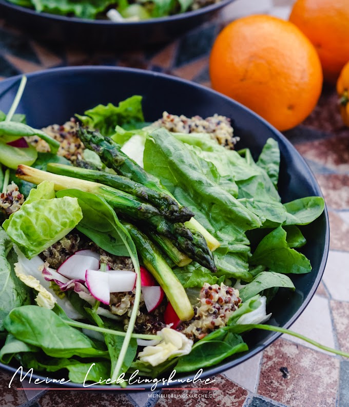Quinoa-Salat mit Orangen-Dressing