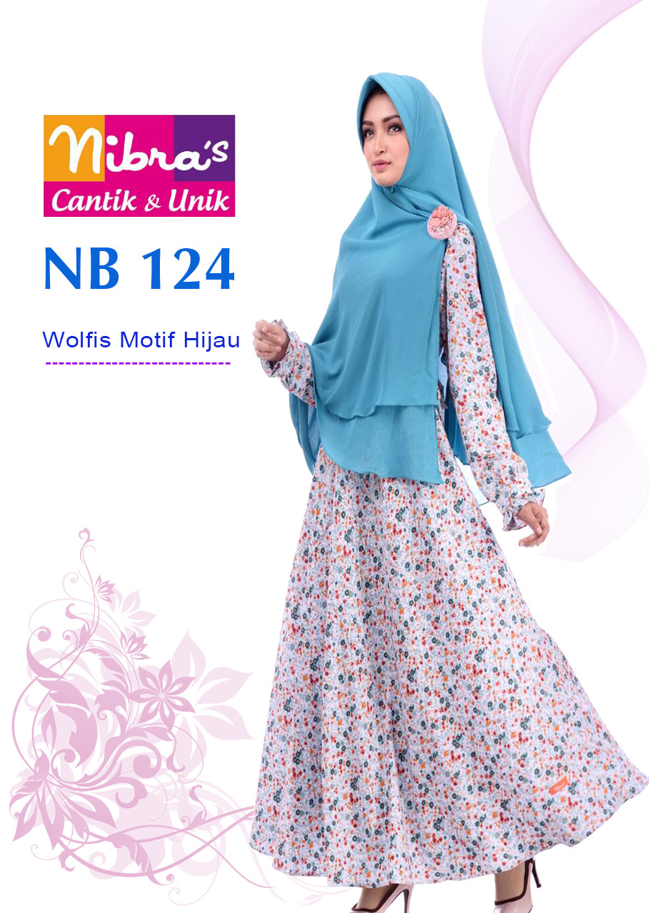 KOLEKSI GAMIS TERBARU NIBRAS NB.124 B