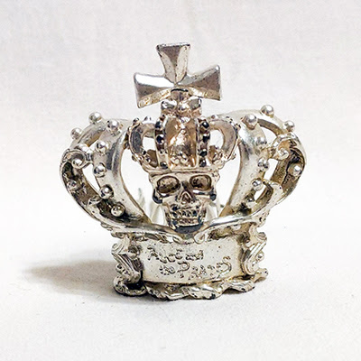 ALICE and the PIRATES Skull Crown Tiara (2008) Silver