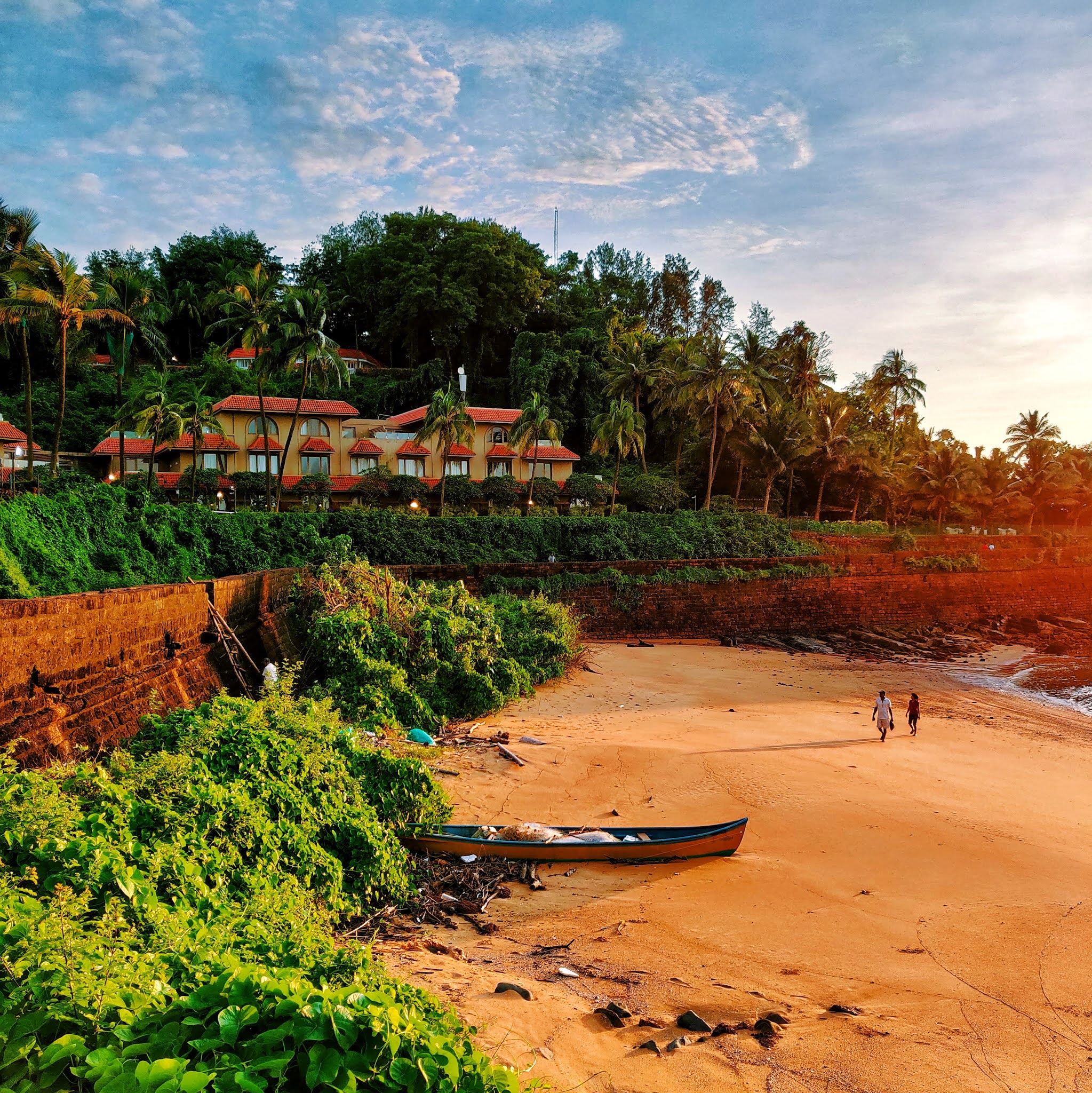 View of Taj Fort Aguada Resort from Sinquerim Fort, Goa