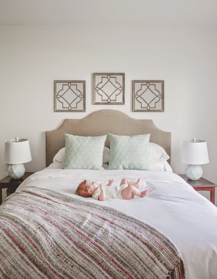 Madeline + Tyler Vance: $15 DIY UPHOLSTERED HEADBOARD