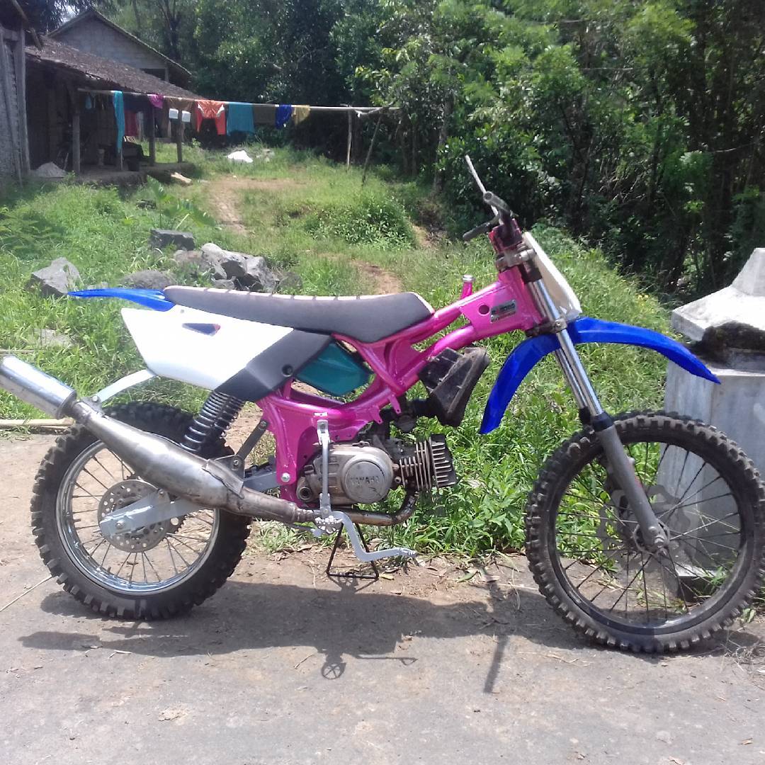 Kumpulan Foto Modifikasi Trail Bebek Standar F1ZR Grasstrack