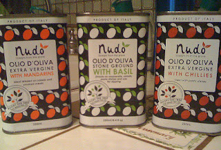 my 3 flavored olive oils arrived in mid-November