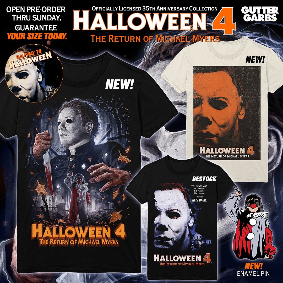 Halloween 4 Return Of Michael Myers Fright Rags OOP Shirt Size