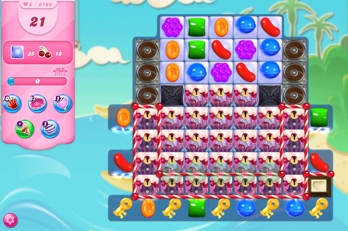 Candy Crush Saga level 5188