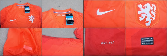 Detail Jersey Grade Ori Holland Home Official World Cup Jersey 2014