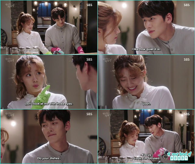 ji wook become all lovey with bong hee - Suspicious Partner: Episode 19 & 20 korean Drama