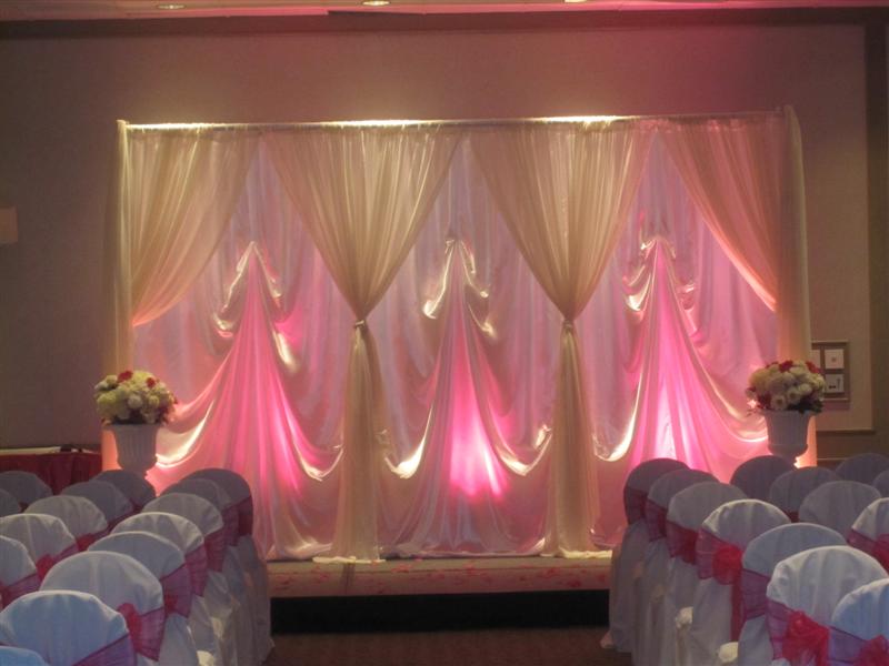 Wedding Reception Pink Costum Decorations Ideas