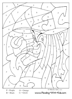 Halloween Witch Coloring Pictures