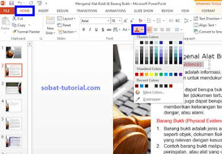 Cara Mengubah Warna Tulisan di PPT PowerPoint