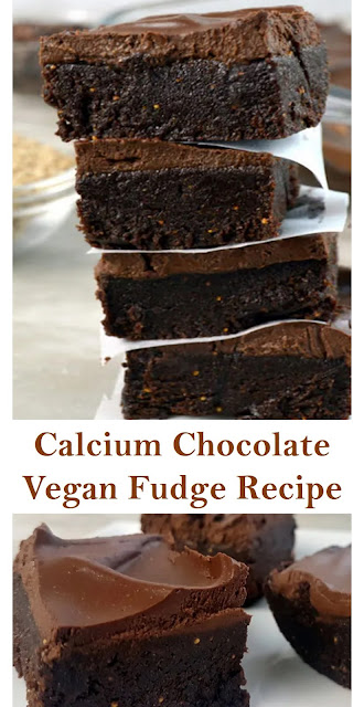 Calcium Chocolate Vegan Fudge Recipe #Calcium #Chocolate #Vegan #Fudge #Recipe #CalciumChocolateVeganFudgeRecipe