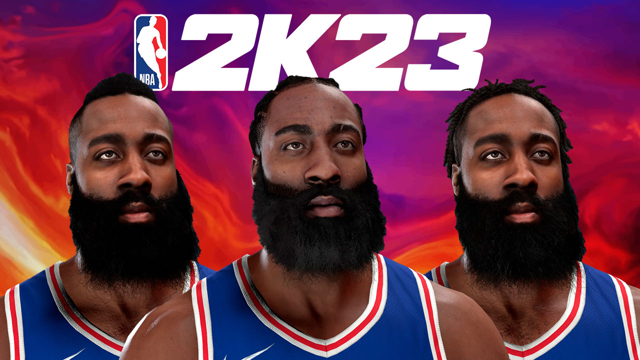 NBA 2K23 James Harden Cyberface