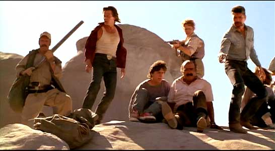 Tremors features a limited amount of actual violence