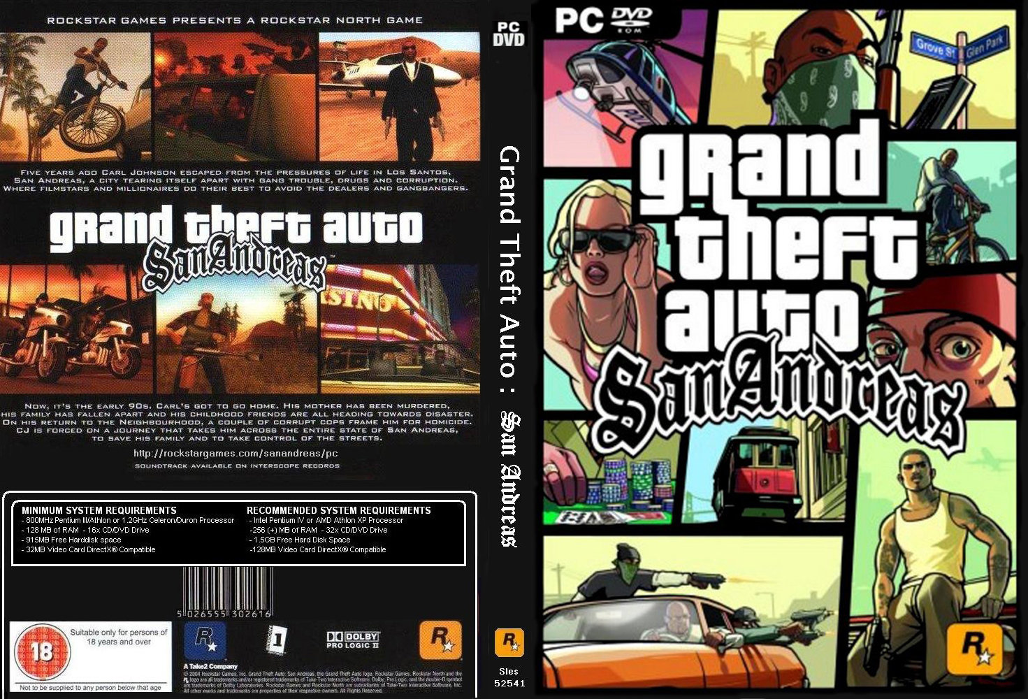 Free Download (GTA) Grand Theft Auto San Andreas RIP Version - Rip ...