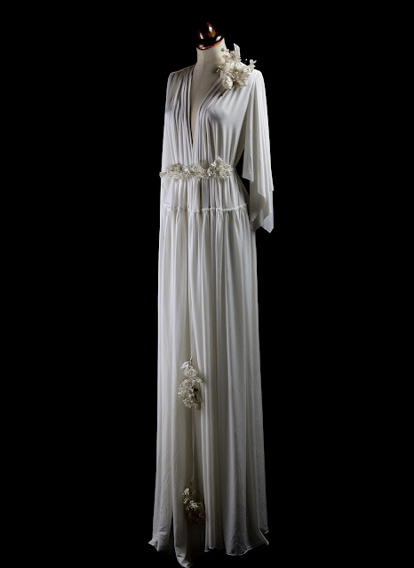 Alexandra King bridal 2016 - 1970 boho wedding dress 
