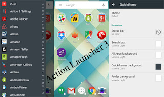 Feature of action launcher 3