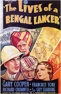 Les Trois lanciers de Bengale Henry Hathaway Gary Cooper Affiche Poster