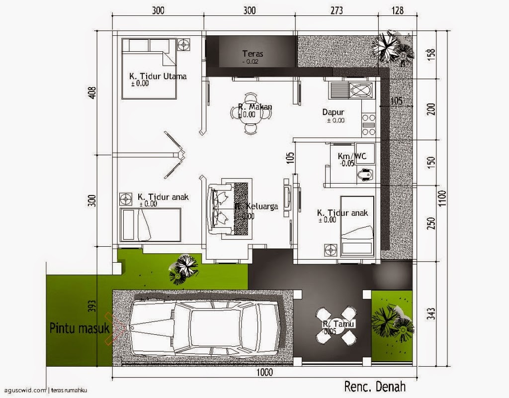 Download Denah Rumah Skala 1 50 Denarumah